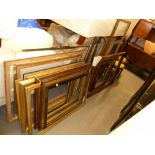 QUANTITY OF LARGE PICTURE FRAMES