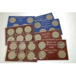 FOUR GIBRALTAR UNCIRCULATED FOUR CROWN COIN SETS, 1994 'Sherlock Holmes' (2 x - Set of eight coins),