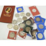 UK 2001 VICTORIAN ANNIVERSARY BRILLIANT UNCIRCULATED FIVE POUND CROWN COINS, in a folder and slip