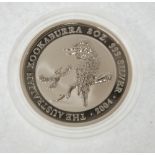 AUSTRALIAN ELIZABETH II 2004 SILVER PROOF 2 DOLLAR 'KOOKABURRA' COIN, in plastic vision case, 50.3mm