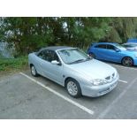 RENAULT MEGANE SPORTS CABRIOLET, REG. NO. PF52TRZ, 1598cc PETROL ENGINE WITH MANUAL TRANSMISSION,