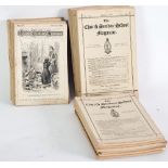 TWELVE MONTHLY COPIES OF "THE CHURCH SUNDAY SCHOOL MAGAZINE" 1877 published in booklet form by the