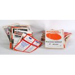 A SELECTION OF 200 BLACKPOOL BOROUGH RUGBY FOOTBALL HOME AND AWAY PROGRAMMES, all in good condition