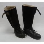 PAIR OF WORLD WAR II FLYING BOOTS (as found) (2)