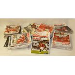 LARGE QUANTITY OF MANCHESTER UNITED HOME PROGRAMMES SEASONS 2003 TO 2010, 1 BOX
