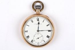 An early 20th century open face pocket watch by Thomas Russell & Son, Liverpoolhallmarked