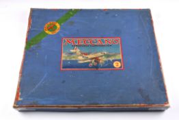 Meccano Special Meccano Aeroplane Constructor 2card case lifting open to reveal instruction booklet
