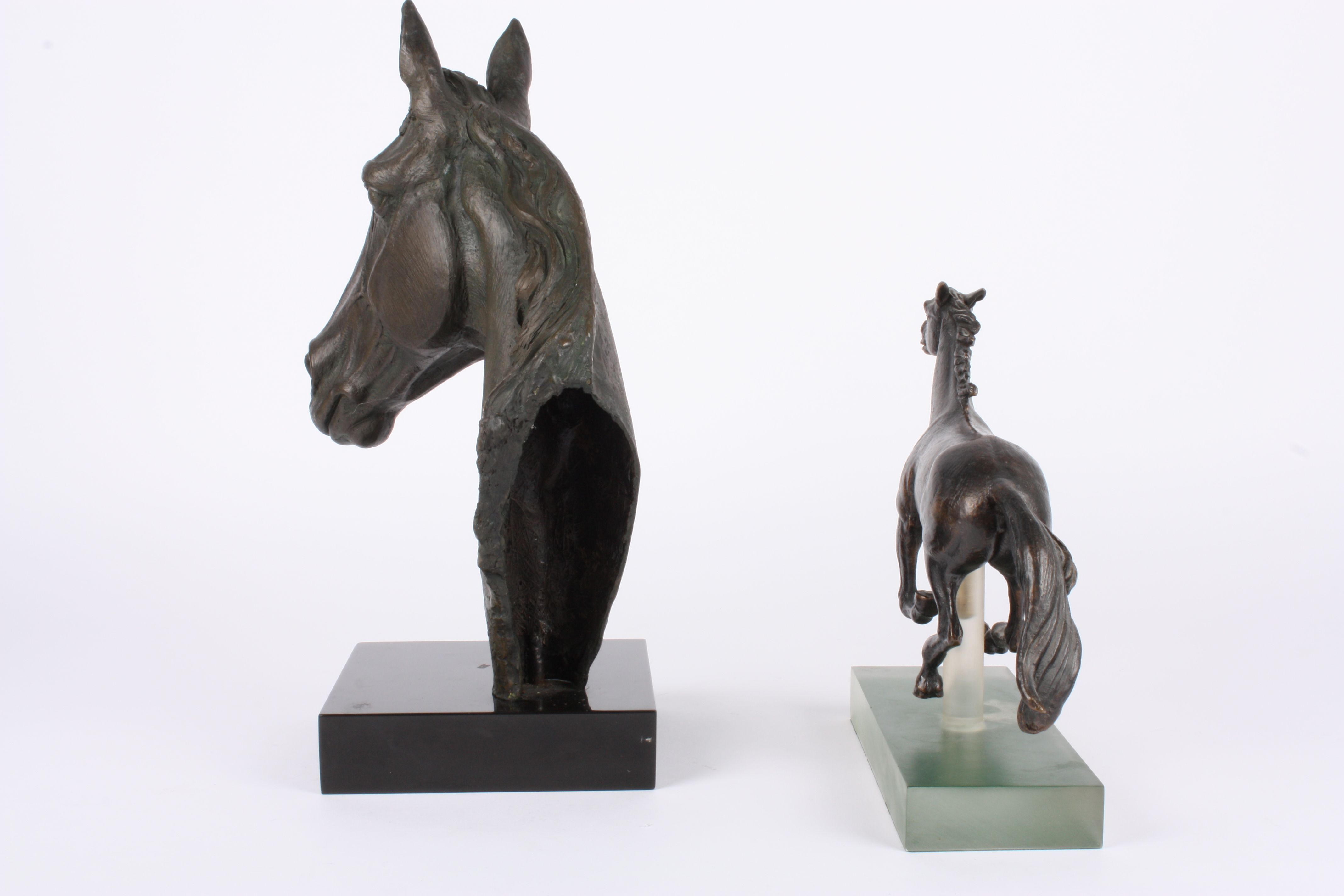 David Cornell (20th century) British
A bronze model of a running horse, signed on a perspex base, - Image 2 of 6