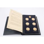 The Churchill Centenary Medals
A set of 24 silver gilt medallions showing the achievements of