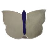 A vintage mirror in the form of a Butterfly
with bevelled edge, width 74cm, height 47cmCondition: