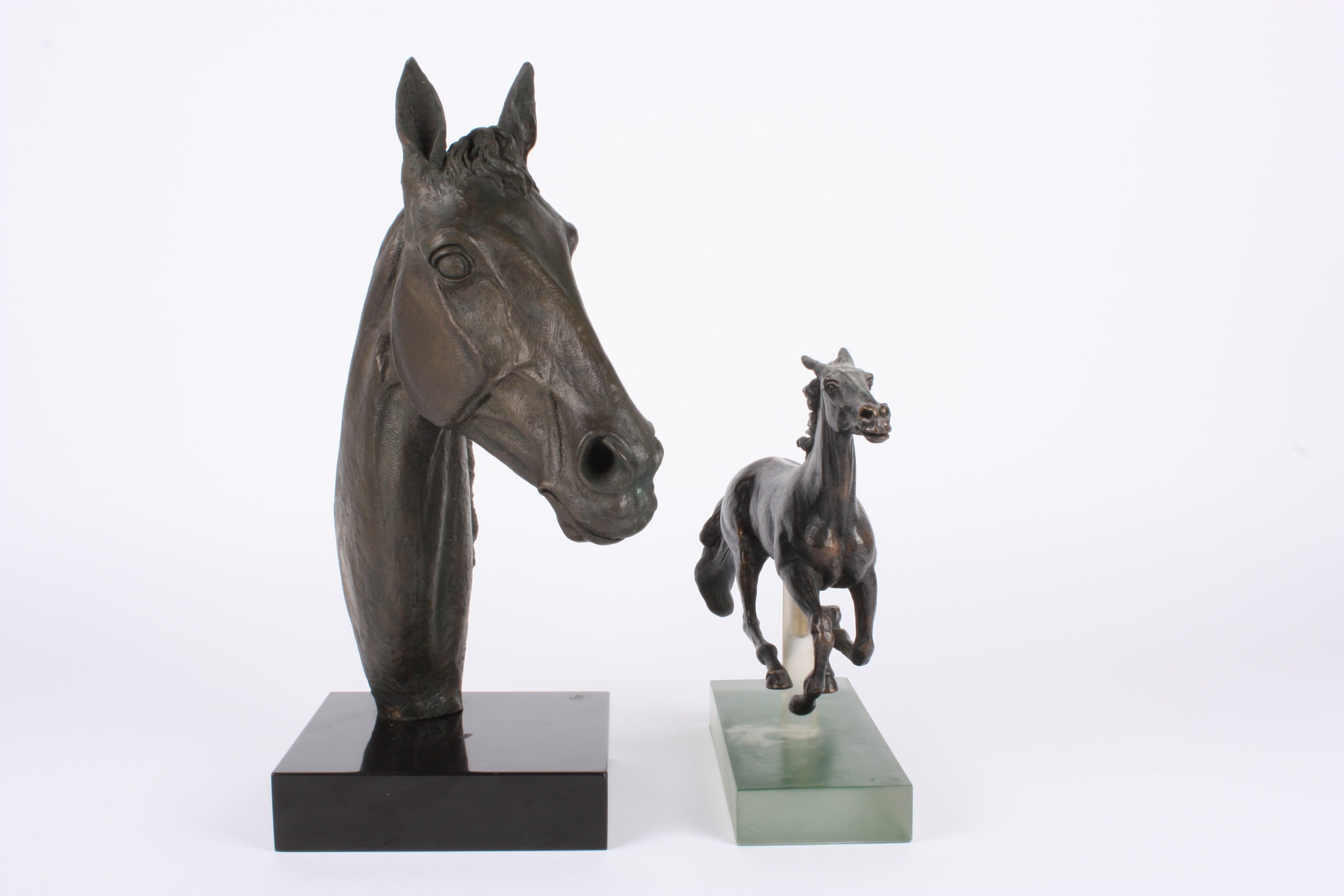 David Cornell (20th century) British
A bronze model of a running horse, signed on a perspex base, - Image 4 of 6