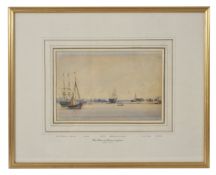 Reverend Calvert Richard Jones (1804-1877) British A collection of six assorted marine watercolours,