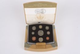 A collection of assorted coins comprising: 2002 proof Golden Jubilee collection cased; Wedding