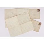 Two hand written letters from George Bernard Shaw To John Shenstone, on paper from 10 Adelphi