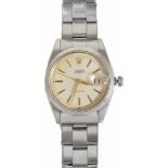 A Rolex stainless steel Oysterdate Precision wrist watch the dial with gilt batons and hands with