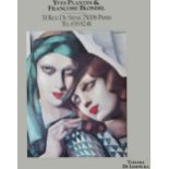 Three framed exhibition and show posters Tamara de Lempicka Yves Plantin & Francoise Blondel; Kabuki