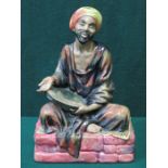 ROYAL DOULTON GLAZED CERAMIC FIGURE- MENDICANT,