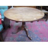 ANTIQUE OAK TRI-POD TABLE