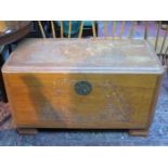 CARVED ORIENTAL STYLE CAMPHOR CHEST
