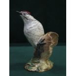 BESWICK GLAZED CERAMIC LESSER SPOTTED WOODPECKER, No.