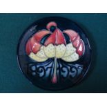 MOORCROFT CENTENARY 1897-1997 SPECIAL EDITION CERAMIC COASTER,