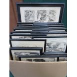 PARCEL OF APPROXIMATELY TWENTY-NINE BLACK AND WHITE PRINTS INCLUDING LONDON ILLUSTRATED NEWS