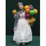 ROYAL DOULTON GLAZED CERAMIC FIGURE- BIDDY PENNY FARTHING,