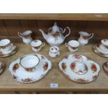 PARCEL OF ROYAL ALBERT OLD COUNTRY ROSES TEAWARE,