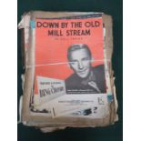 PARCEL OF VARIOUS VINTAGE SHEET MUSIC