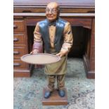 DECORATIVE FIGURE FORM DUMB WAITER,