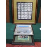 FRAMED SET OF FIFTY PLAYERS CIGARETTE CARDS, ALL RELATING TO THE GRAND NATIONAL.