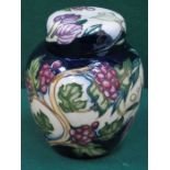MOORCROFT 'THE TEMPEST' LIMITED EDITION CERAMIC GINGER JAR, SIGNED BY PHILIP GIBSON, No.