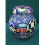 MOORCROFT 'BALLOONS' CERAMIC GINGER JAR WITH COVER (SECOND),