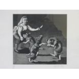 PAULA REGO, FRAMED PENCIL SIGNED LITHOGRAPH- THREE BLIND MICE, No.