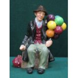 ROYAL DOULTON GLAZED CERAMIC FIGURE- THE BALLOON MAN,