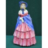 ROYAL DOULTON GLAZED CERAMIC FIGURE- A VICTORIAN LADY,