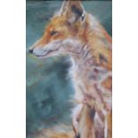 DEBBIE BOON, FRAMED LIMITED EDITION PRINT- FOXY LADY, SIGNED AND NUMBERED BY THE ARTIST 72 OF 250,