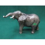 BESWICK GLAZED CERAMIC ELEPHANT NO 974 BY ARTHUR GREDINGTON 12cm