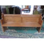 PITCH PINE CHURCH PEW