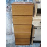 MODERN CHEST OF FIVE DRAWERS
