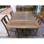 OAK DRAW LEAF TABLE,