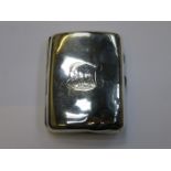 HALLMARKED SILVER CIGARETTE CASE,