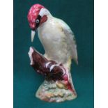 BESWICK GLAZED CERAMIC WOODPECKER NO 1218 BY ARTHUR GREDINGTON 23cm