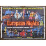 ORIGINAL FILM POSTER- EUROPEAN NIGHTS,