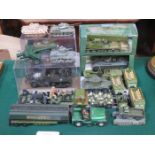 PARCEL OF VARIOUS DIECAST MILITARY VEHICLES