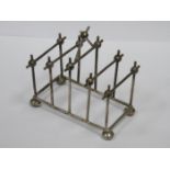 HALLMARKED SILVER TOAST RACK,