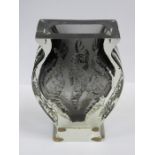 WHITEFRIARS STYLE DECORATIVE GLASS VASE