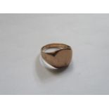 9ct GOLD SIGNET RING