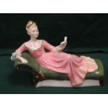 ROYAL DOULTON GLAZED CERAMIC FIGURE- REPOSE,