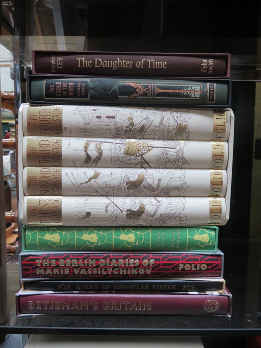 APPROXIMATELY TEN FOLIO VOLUMES,